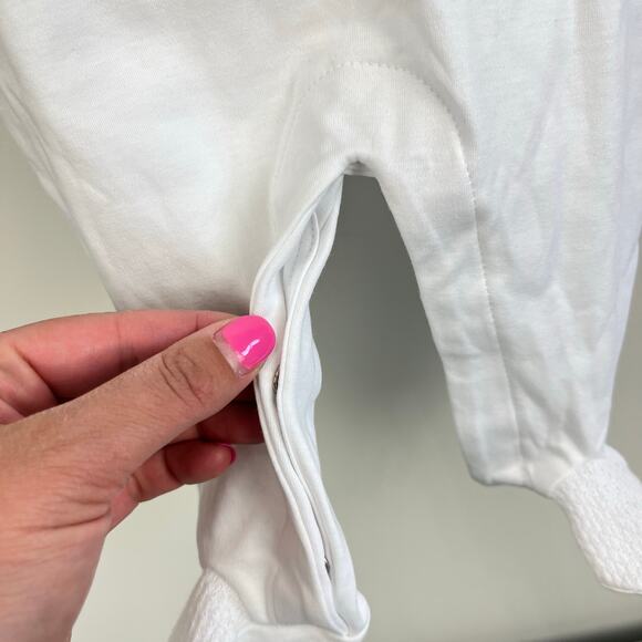 Kissy Kissy Winter Solstice Footie with Collar 0-3 Months NWT - Picture 4 of 8